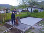 Betonaža plošče za postavitev&nbsp;lope_7