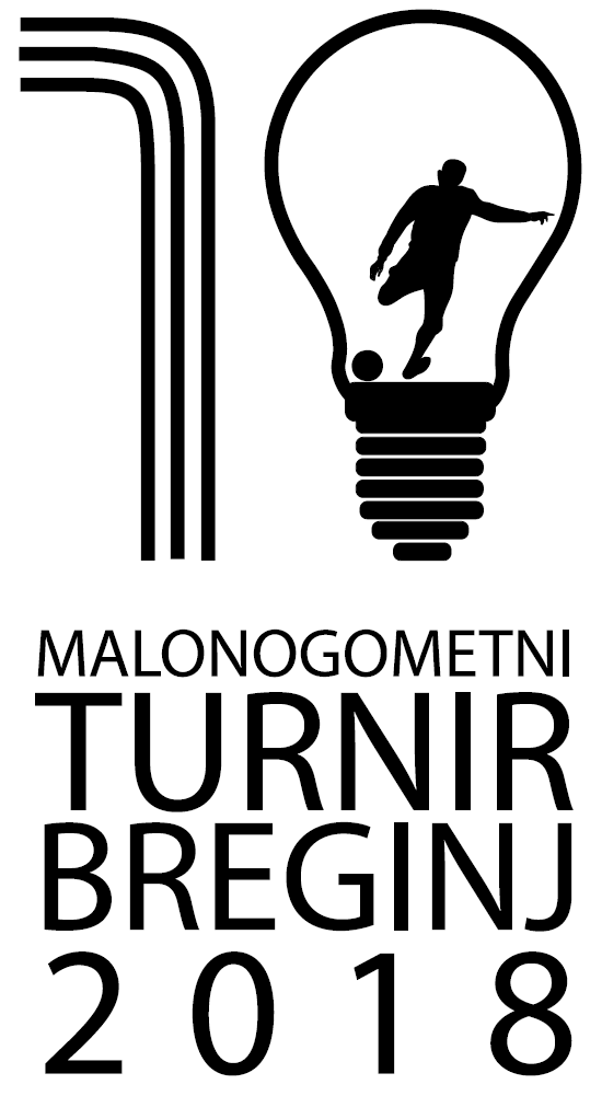 Logo 10. malonogometni turnir - Breginj 2018