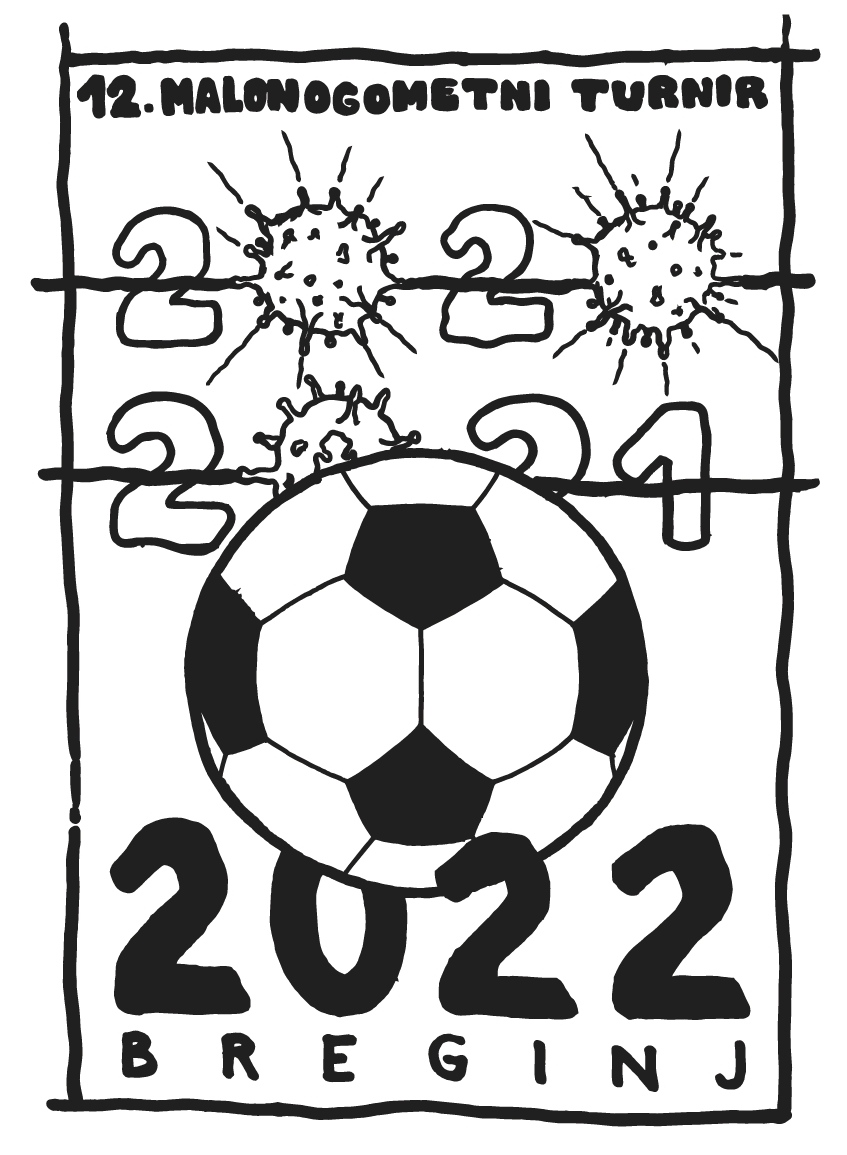 Logo - 12. malonogometni turnir (Breginj 2022)